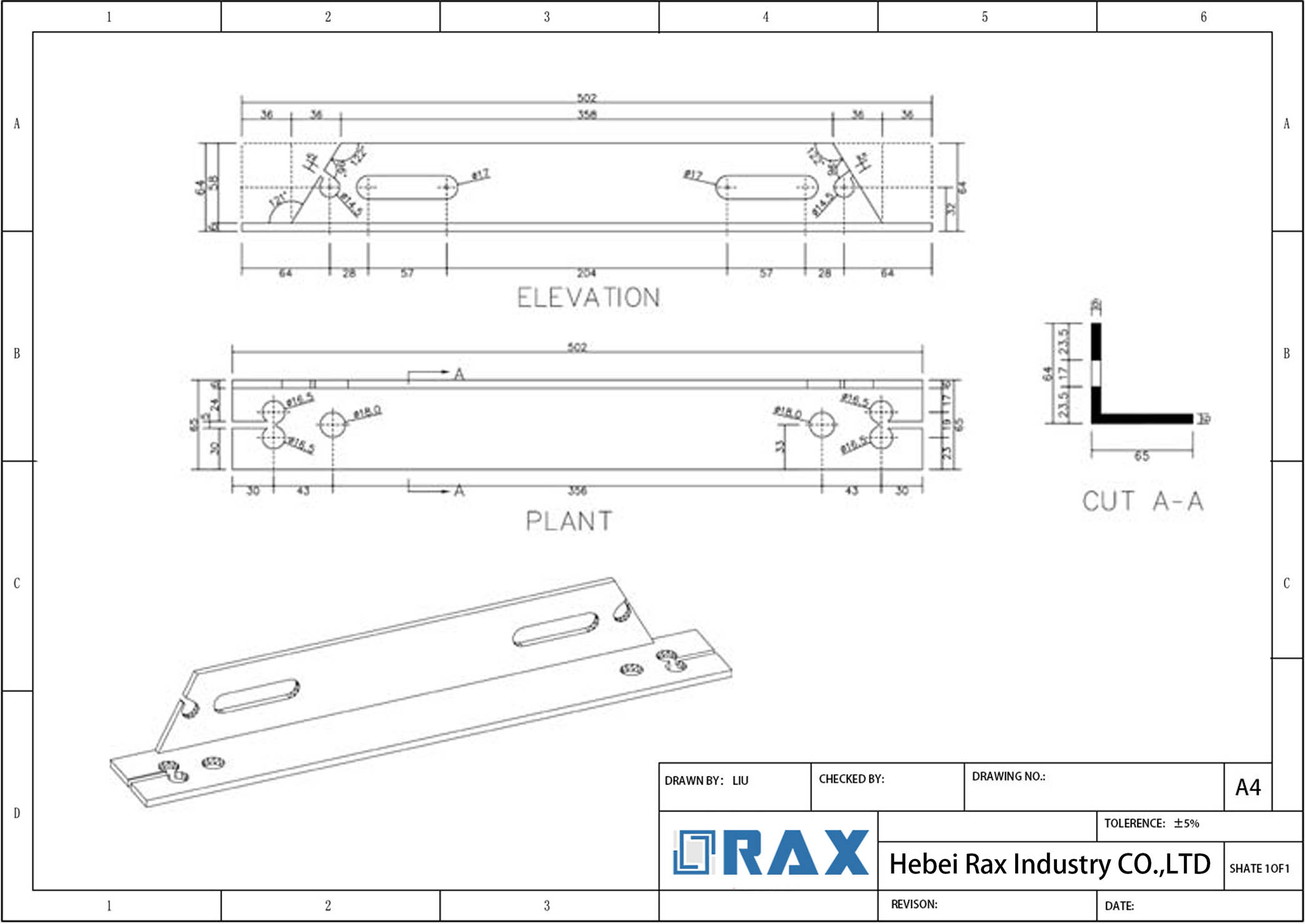 electric cross arm drawing