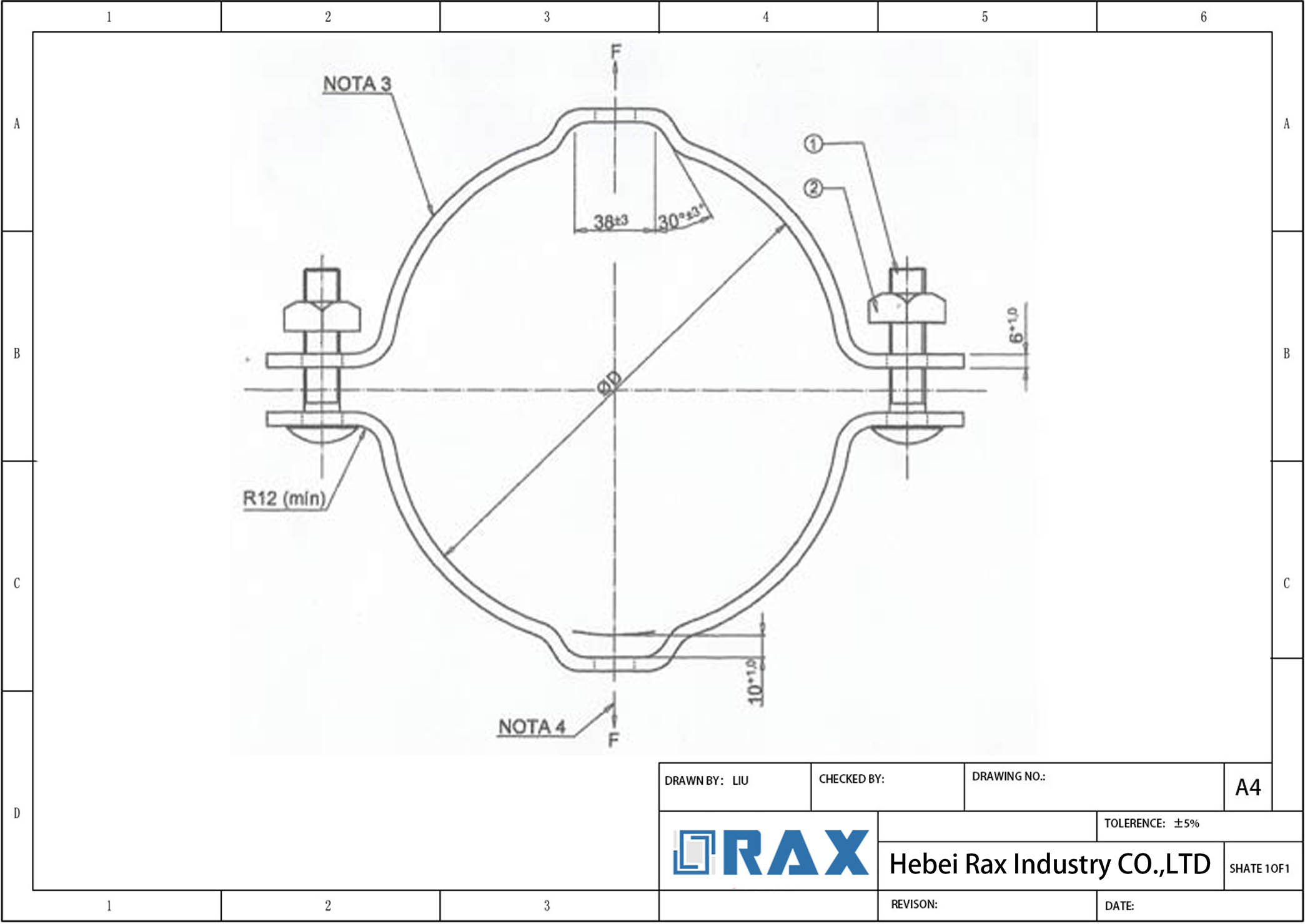 pole band drawing