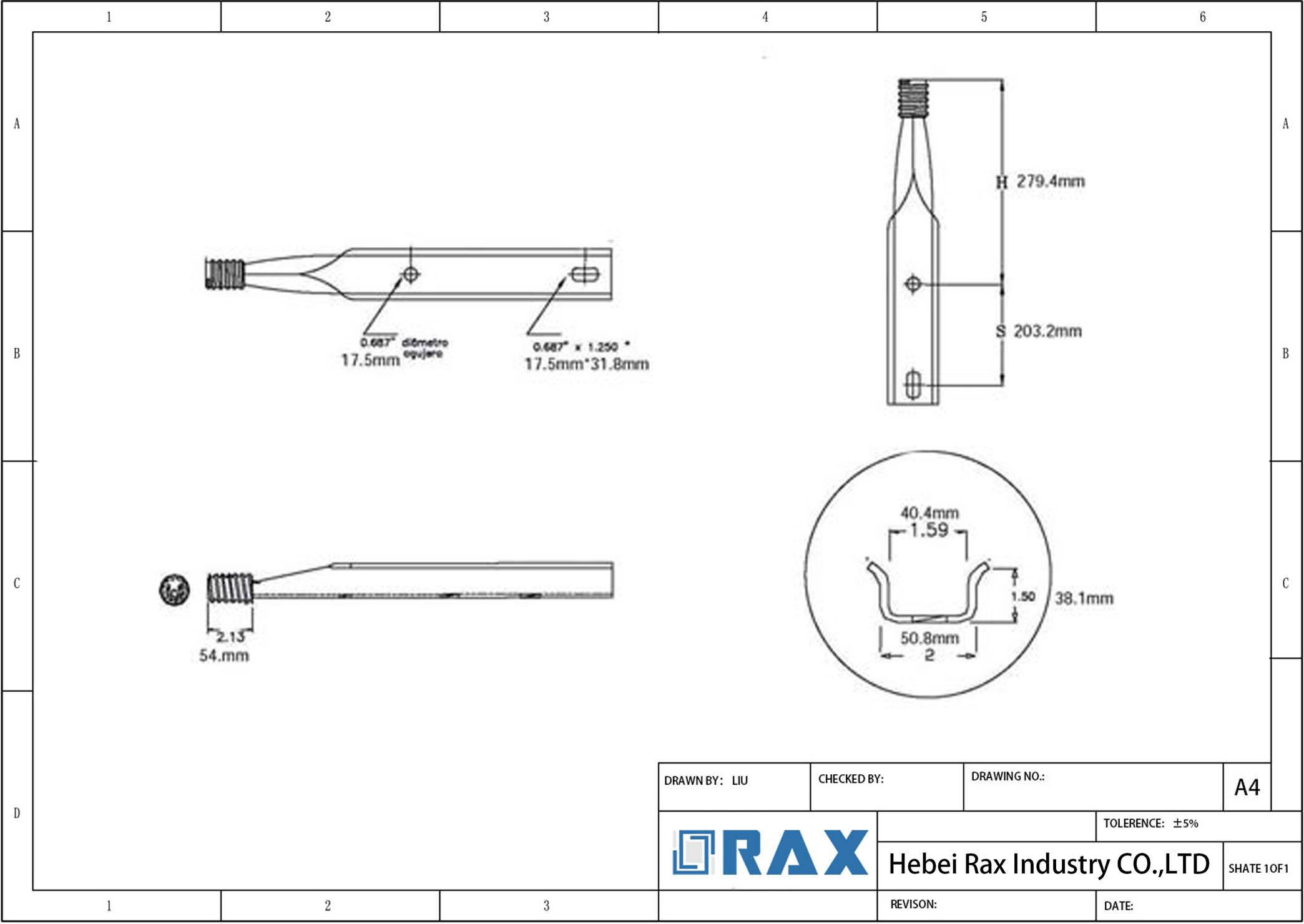 pole top pin