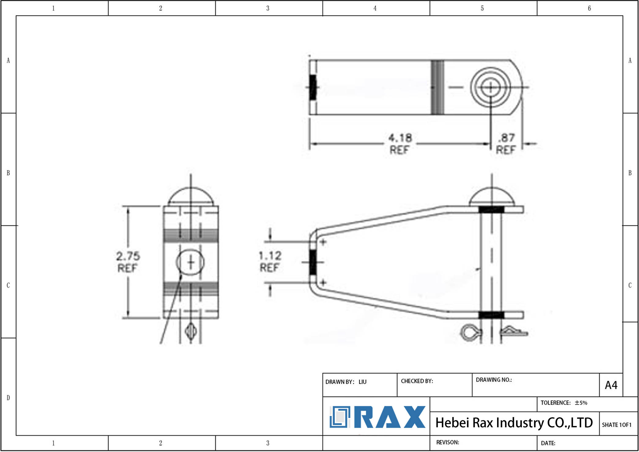 secondary clevis