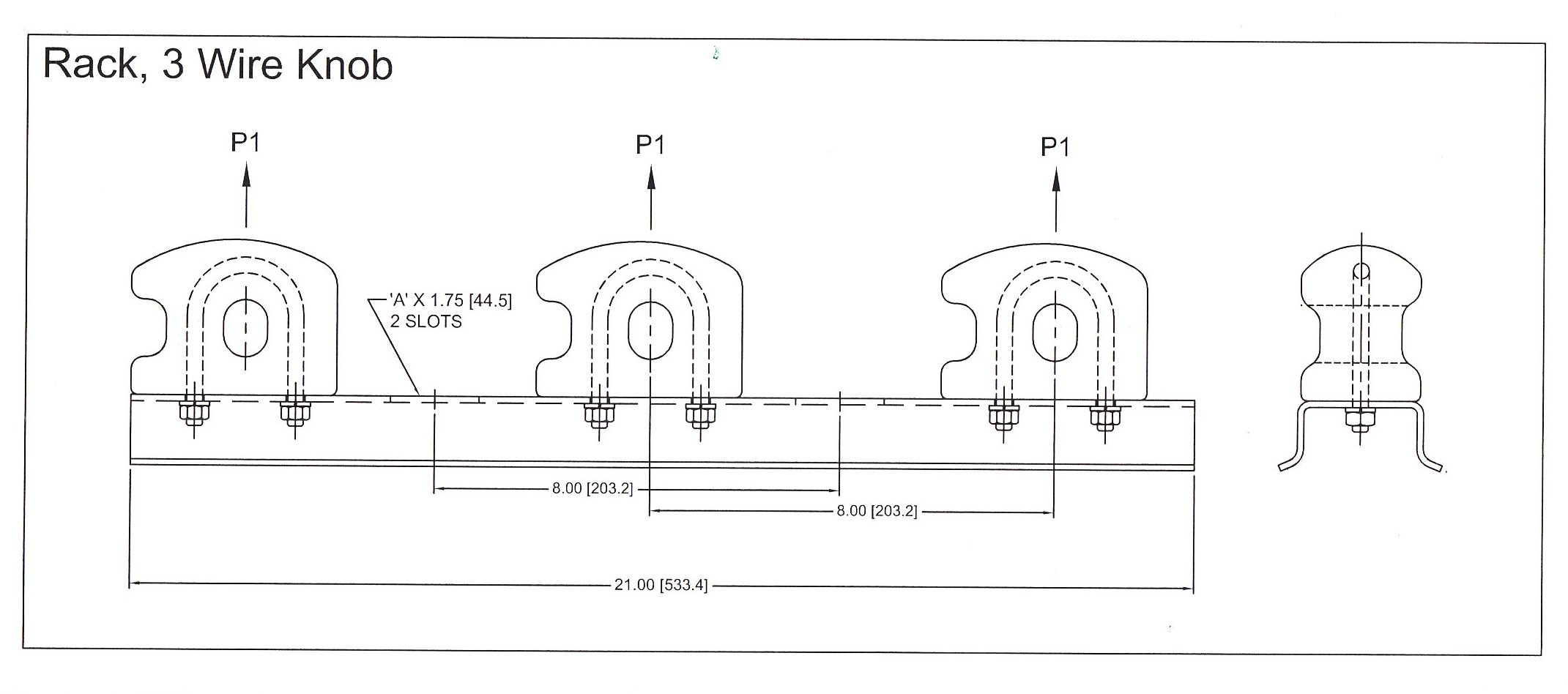 Three spool secondary rack