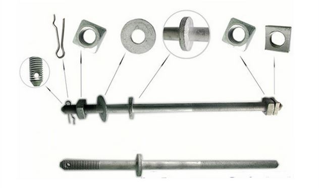 Parts of upset bolt