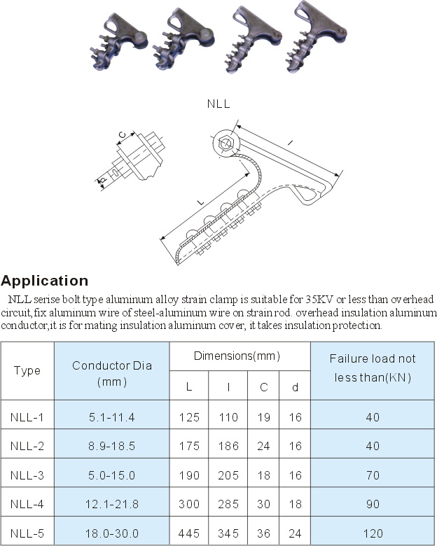 NLL Type Tension Clamp