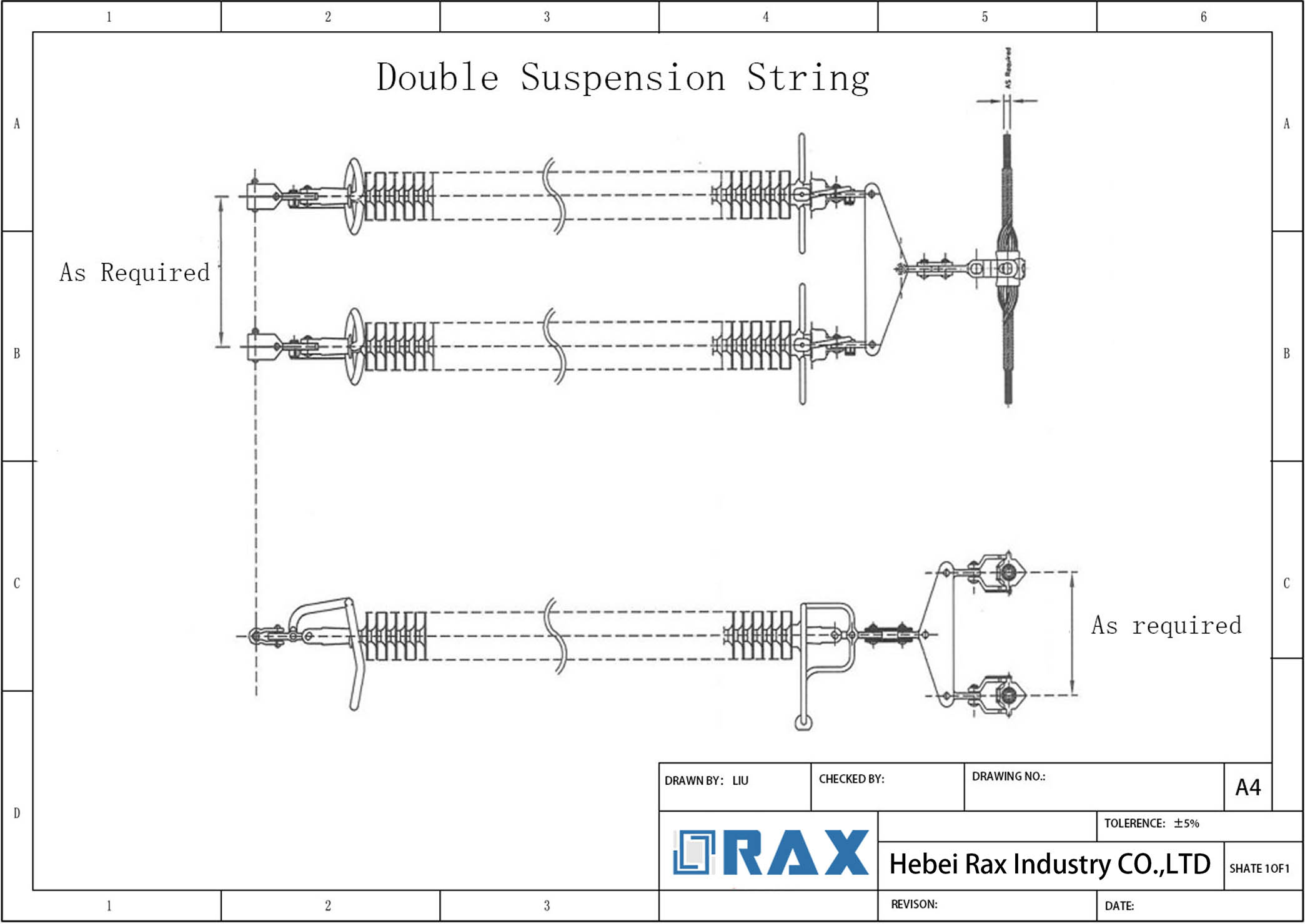 Double Suspension String Drawing