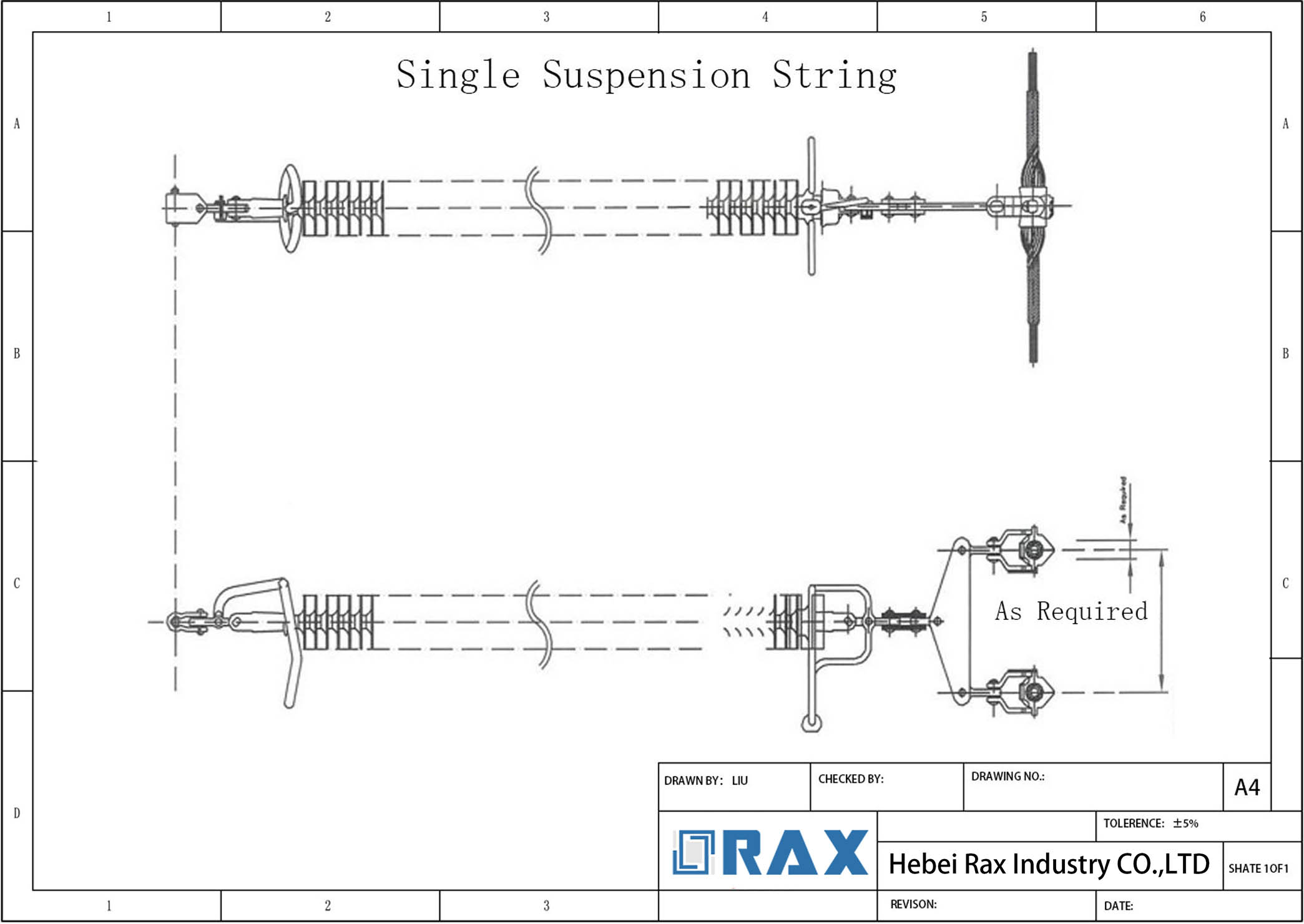 Single Suspension String Drawing