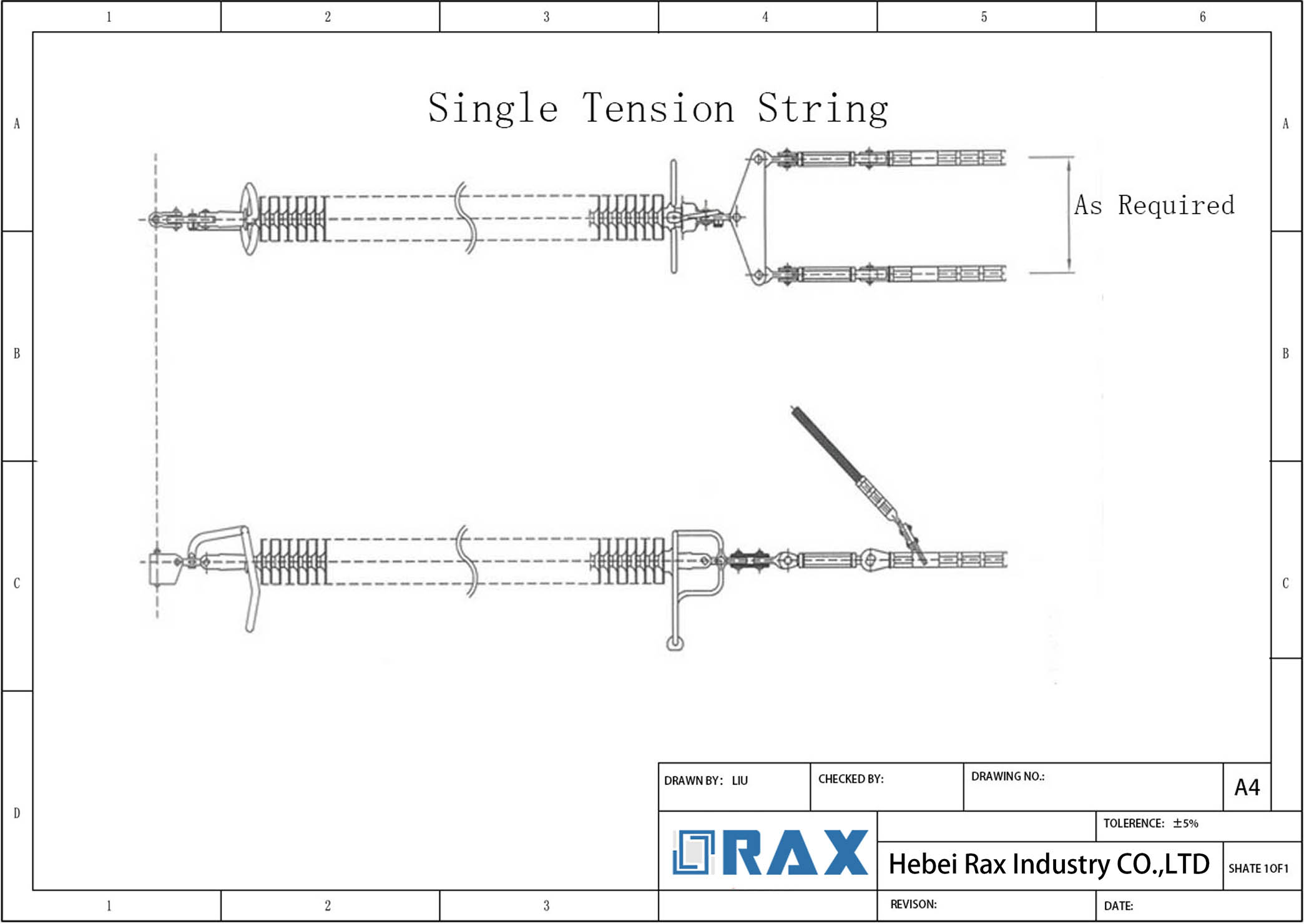 Single Tension String Drawing