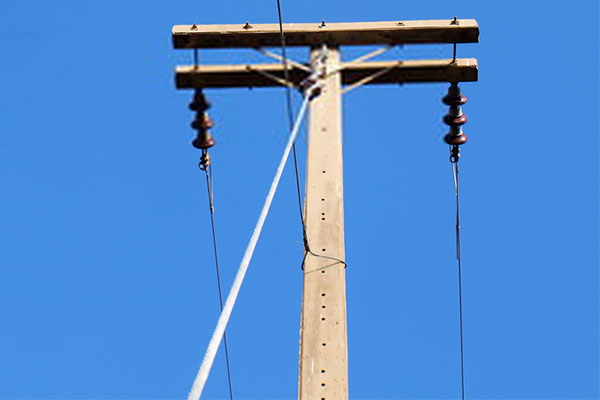 how to install power pole guy wire anchors