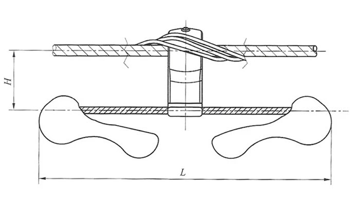 Stockbridge vibration damper drawing