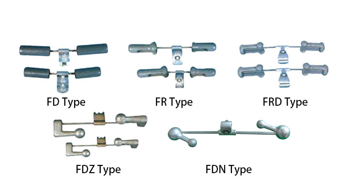 Types of Stockbridge vibration damper