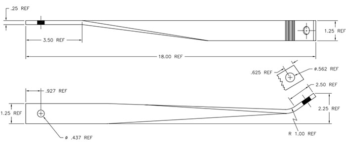 Guard Arm Brace Drawing