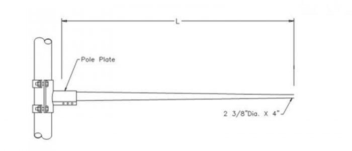 mast arm drawing