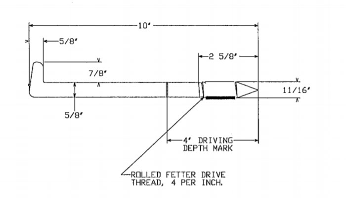 pole step drawing