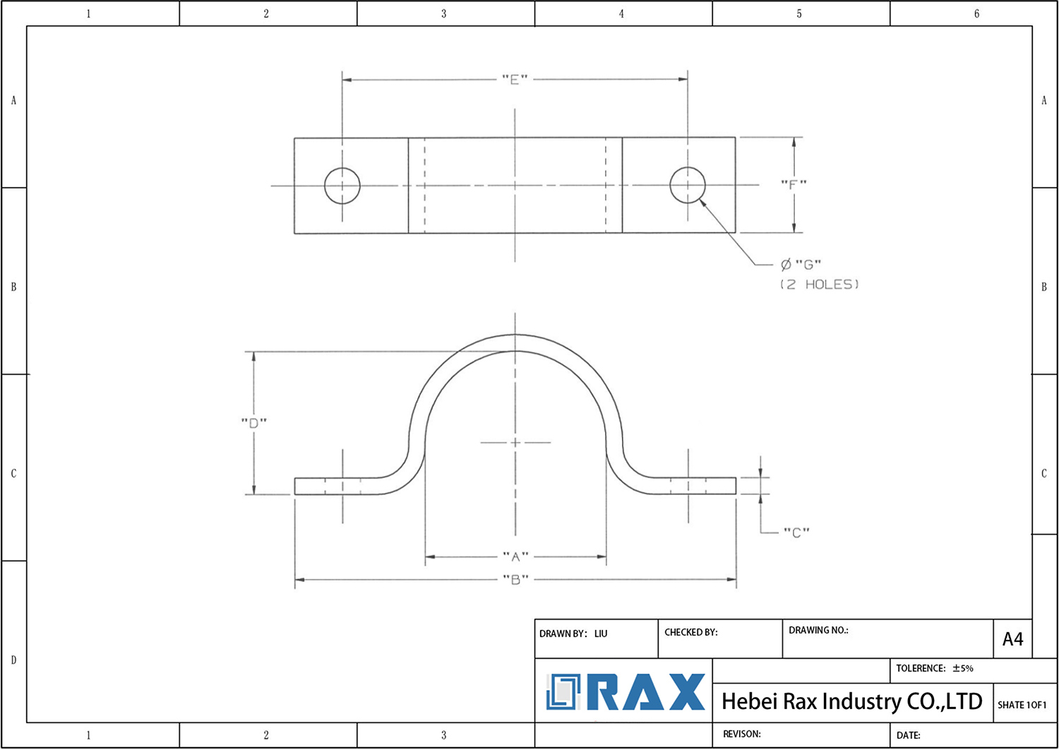 Cable Guard Strap Drawing