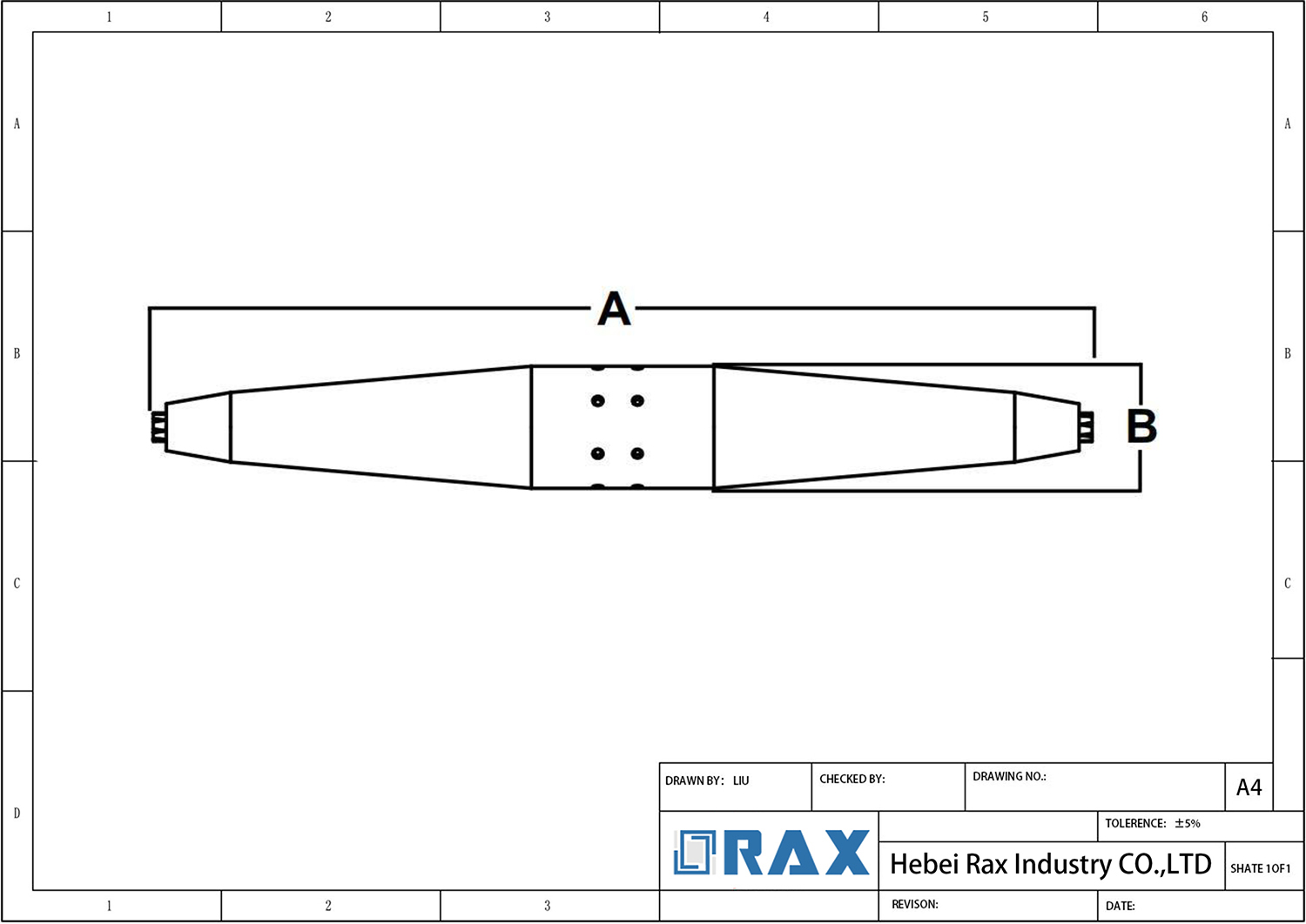 Dibujo de cable tensor Strandlink