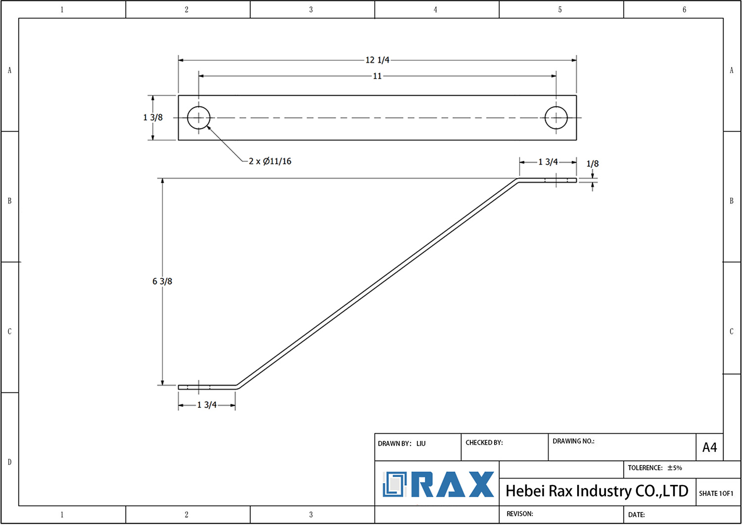 Reinforcing Strap Drawing