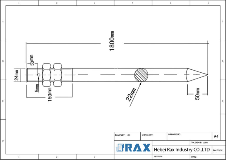 Cross Earth Rod, Cross Type Ground Rod Manufacturer - Rax Industry